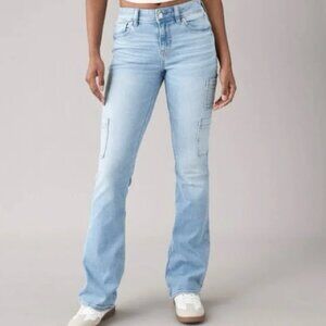 American Eagle 20 Short Kick Boot Women’s Jeans Pockets Bootcut Stretch 2024